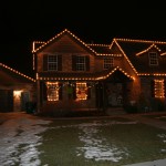 Christmas Lights on a Home